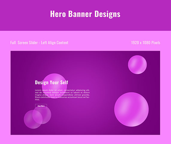 Hero Banner Designs